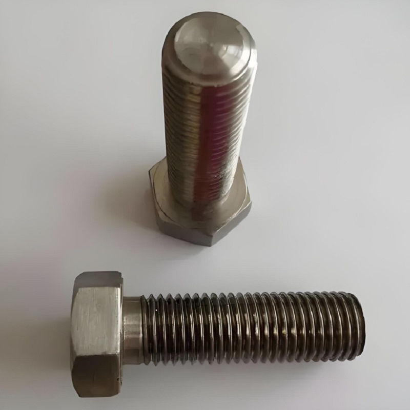 DIN 558 fileté jusqu'à la vis hexadécimale en acier de la tête