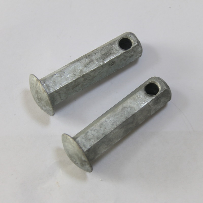 M13×51 Đầu tròn phẳng Clevis Square Pin có lỗ
