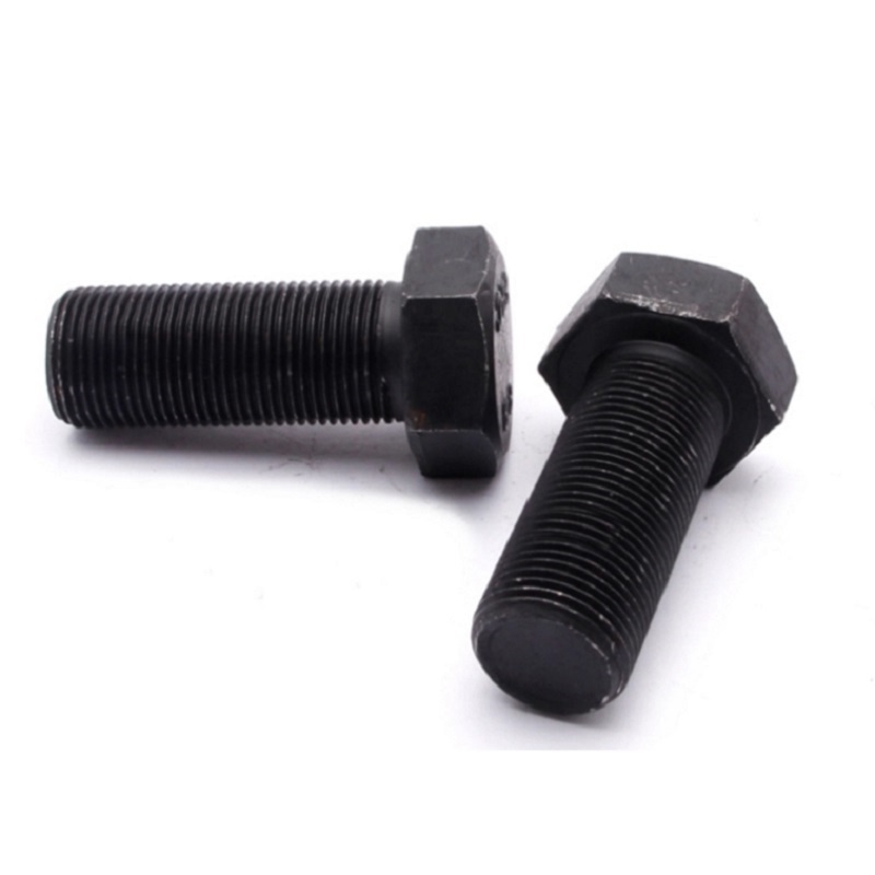 مسامير رأس سداسية ملولبة بالكامل مع موضوع ناعم للملعب