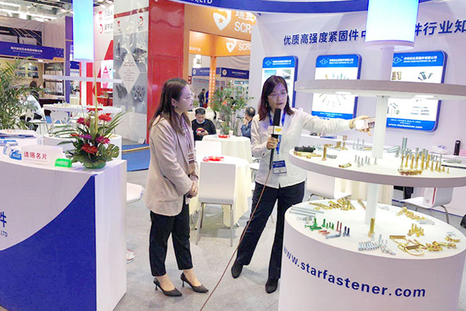 Jinan Star ha partecipato all'Expo internazionale dell'industria dei dispositivi di fissaggio di Shanghai