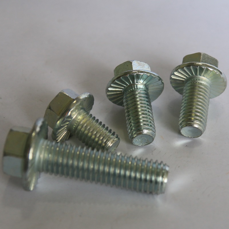 Parafusos hexagonais da flange da cabeça