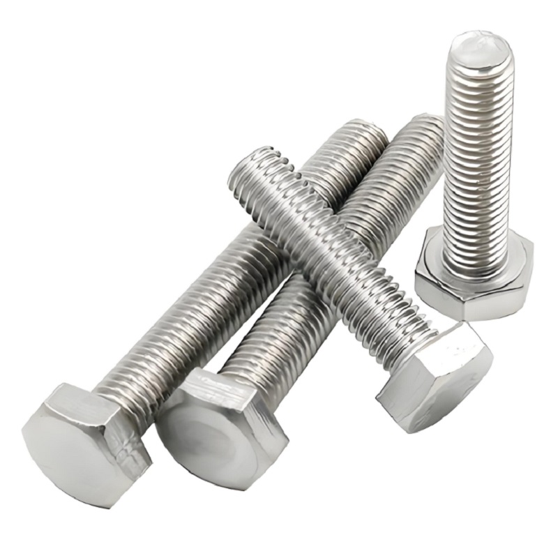 DIN 558 fileté jusqu'à la vis hexadécimale en acier de la tête