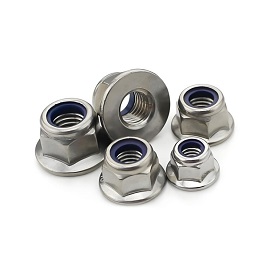 DIN 6926 Шестигранный фланец Нейлоновая вставка Стопорные гайки