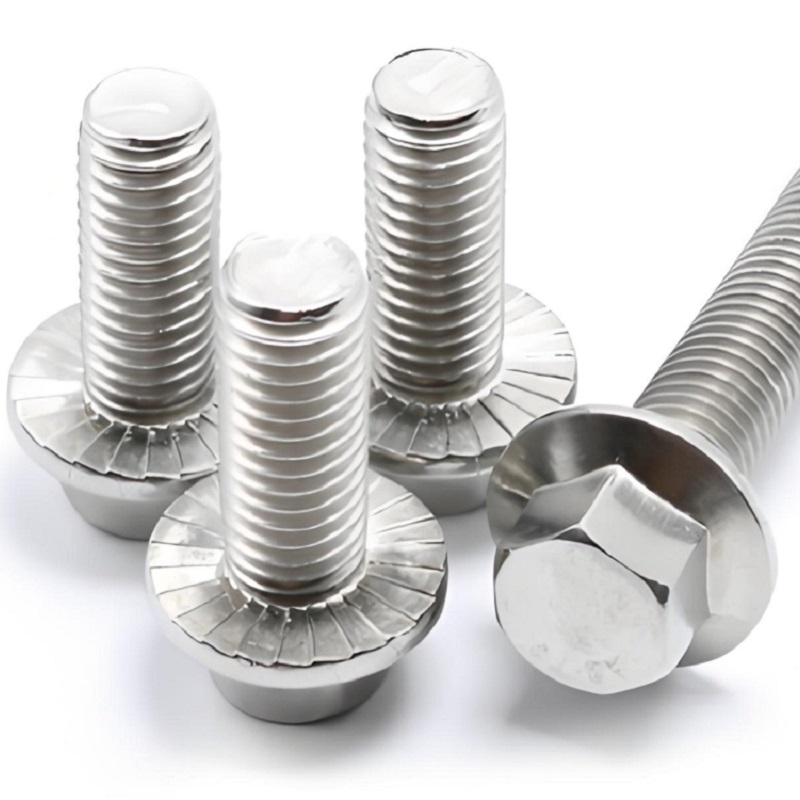 برغي ذو شفة مسننة