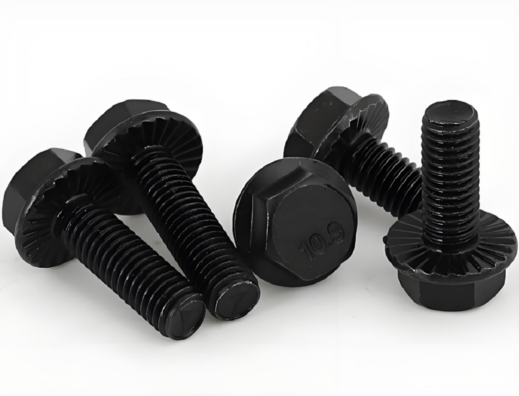 مسامير سداسية QC-T 340 ذات شفة مسننة للسيارات