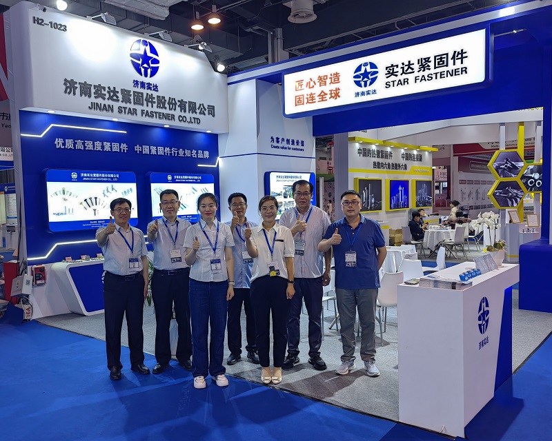 Jinan Star brilla alla Shanghai International Fastener Exhibition