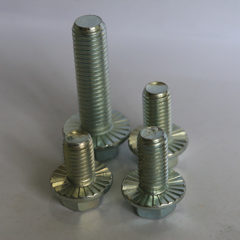 Parafusos hexagonais da flange da cabeça