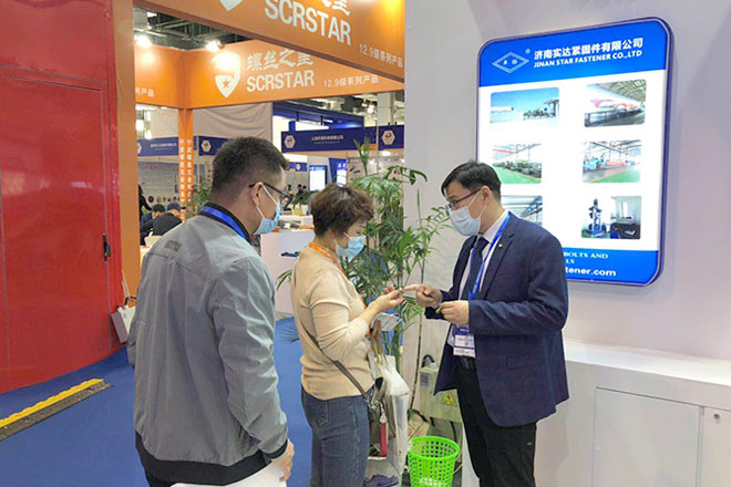 Jinan Star ha partecipato all'Expo internazionale dell'industria dei dispositivi di fissaggio di Shanghai