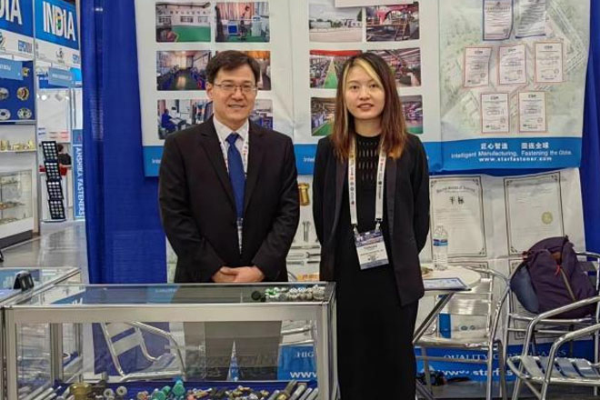 Jinan Star participou da Exposição de Elementos Mecânicos de Osaka no Japão e da Exposição de Fixadores de Las Vegas nos Estados Unidos Jinan Star participou da Exposição de Elementos Mecânicos de Osaka no Japão e da Exposição de Fixadores de Las Vegas nos Estados Unidos