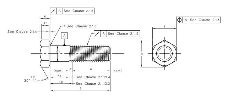 AS/NZS 2465 Hexagon Head Bolts